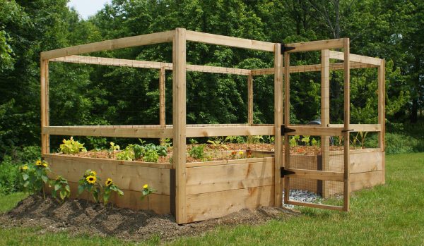 Just Add Lumber Vegetable Garden Kit, Vegetable Garden Fence Kit With Gate