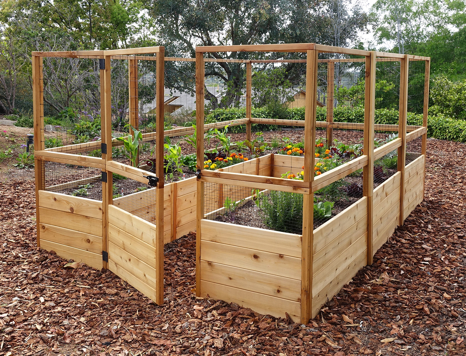 8'x12' Complete Vegetable Garden Kit - Deer Proof