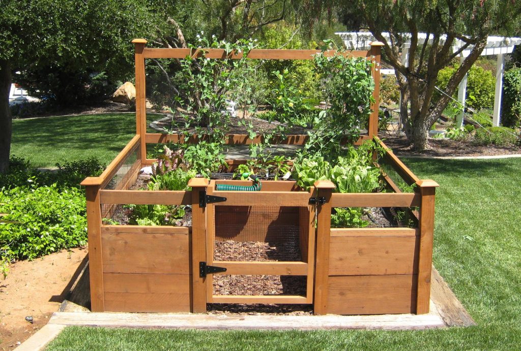 8’x8′ JustAddLumber Vegetable Garden Kit Gardens To Gro