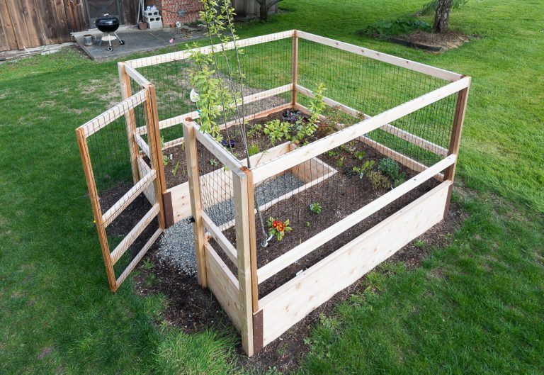8’x8′ Just-Add-Lumber Vegetable Garden Kit – Deer Proof – Gardens To Gro