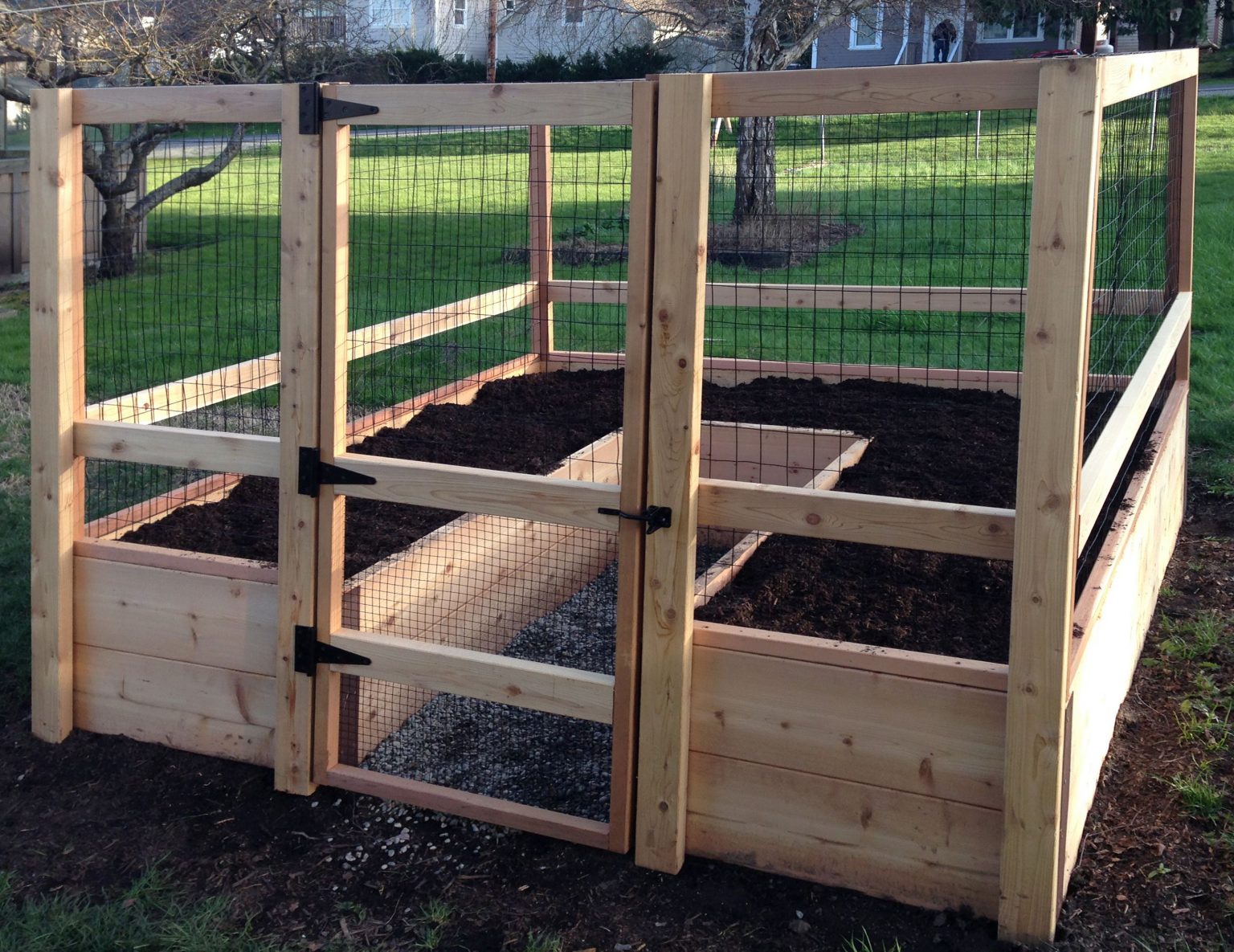 8’x8′ Just-Add-Lumber Vegetable Garden Kit – Deer Proof – Gardens To Gro